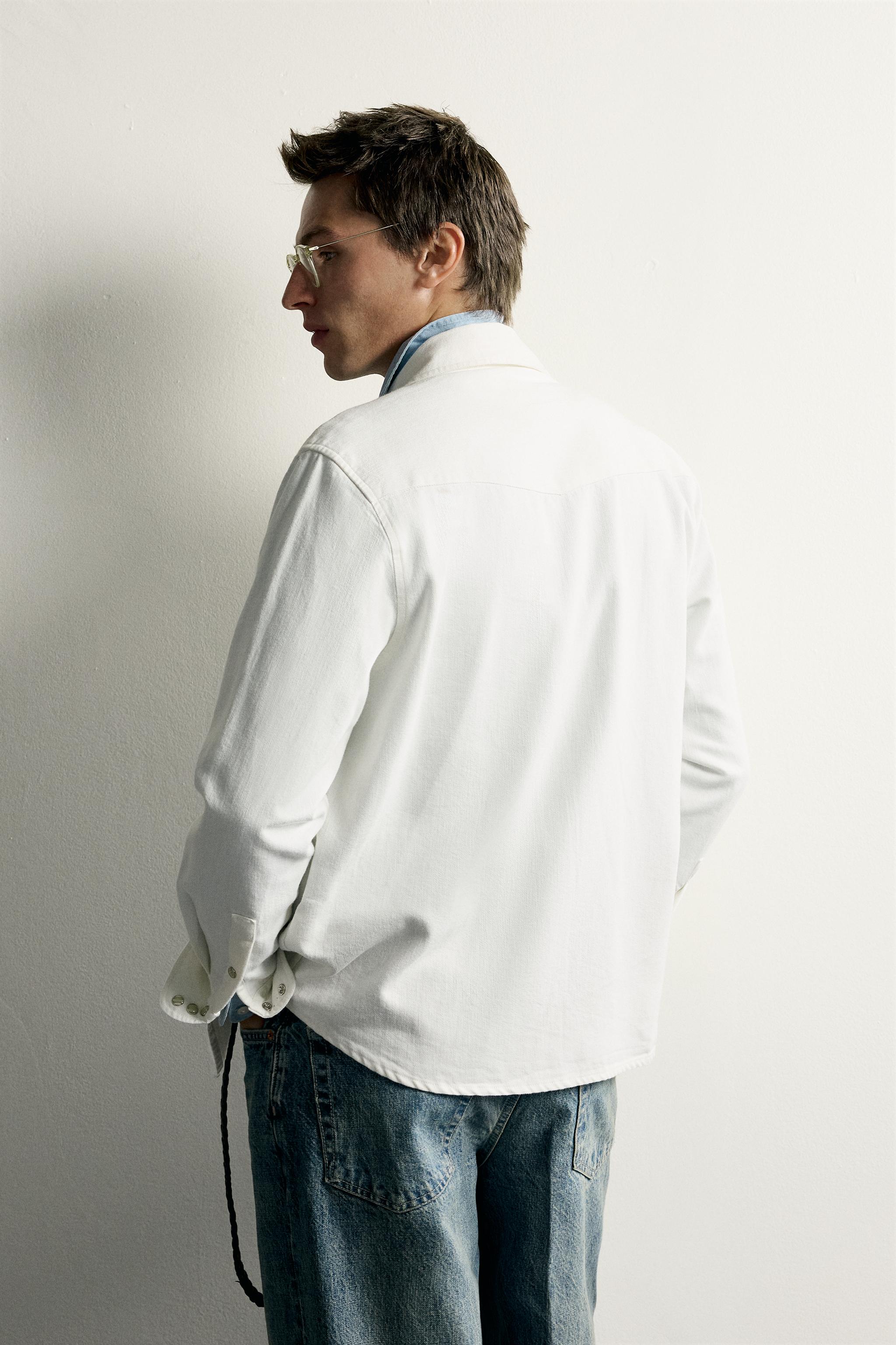 COTTON-LYOCELL REGULAR FIT WESTERN SHIRT